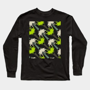 Retro palm tree decor Long Sleeve T-Shirt